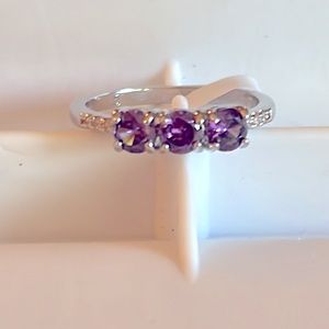 Amethyst Birthstone Ring Sz6 🌺HP